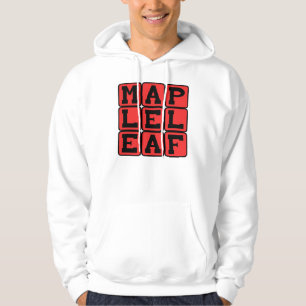 Ahornleaf, kanadische Flagge Hoodie
