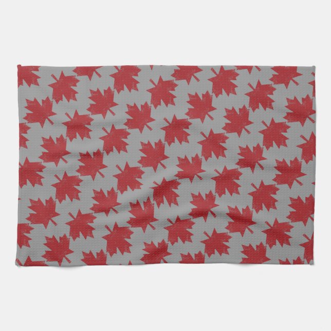 Ahornleaf Muster Geschirrtuch (Horizontal)