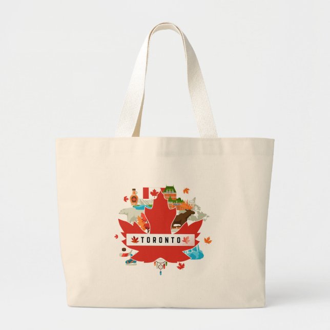 Ahornleaf Toronto Tote Bag Jumbo Stoffbeutel (Vorne)