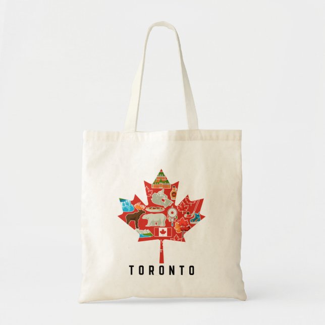 Ahornleaf Tote Bag Tragetasche (Vorne)
