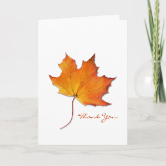 Ahornleaf Vielen Dank 2 Note Card Dankeskarte