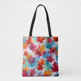 Ahornleaf Wasserfarben-Designtasche
