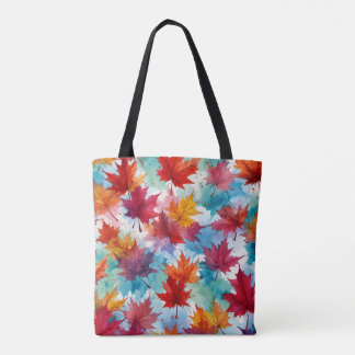 Ahornleaf Wasserfarben-Designtasche