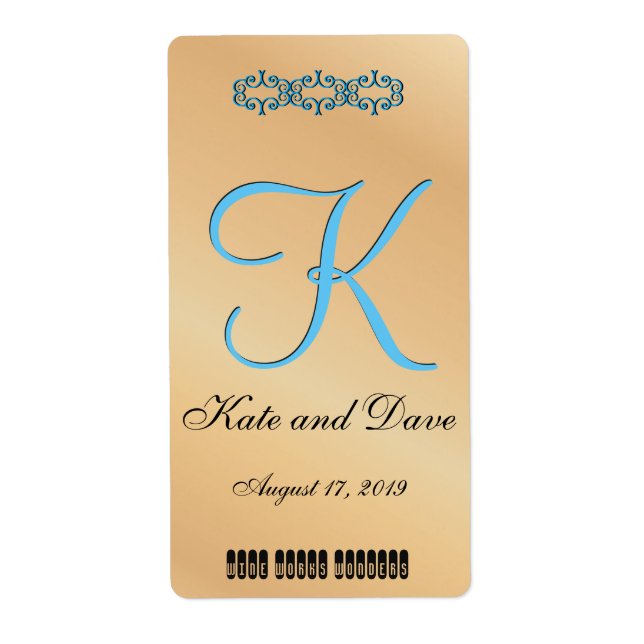 Ahornmonogramm Tan Brown (Vorne)