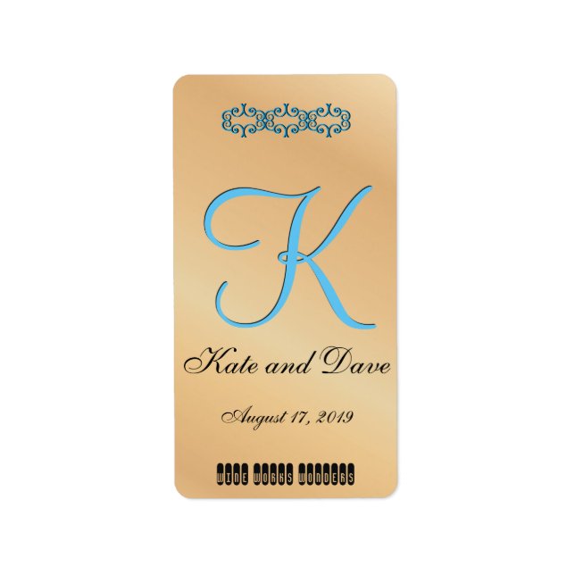 Ahornmonogramm Tan Brown (Vorne)