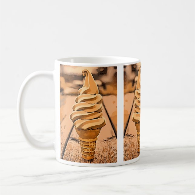 Ahornsahne-Kaffee-Tasse Kaffeetasse (Links)