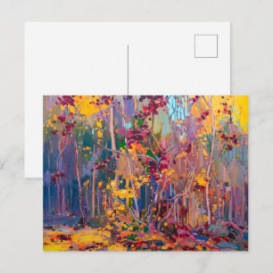 Ahornschösslinge Oktober Tom Thomson Postkarte
