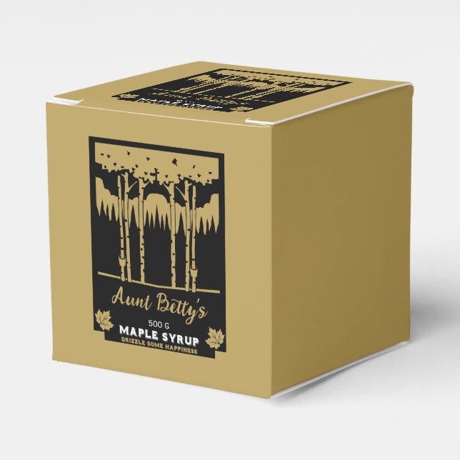 Ahornsirup-Bauer Markt Geschenkschachtel (Vorderseite)