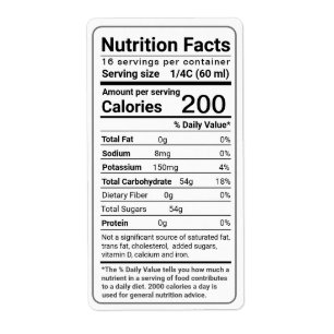 Ahornsirup Nutrition Neueste FDA-Verordnungen