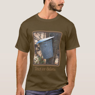 Ahornsirup Zucker-Sap-Eimer auf Baum T-Shirt