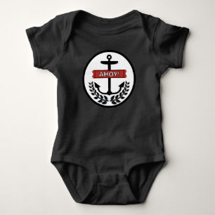 Ahoy - Baby Jersey Bodysuit  Strampler