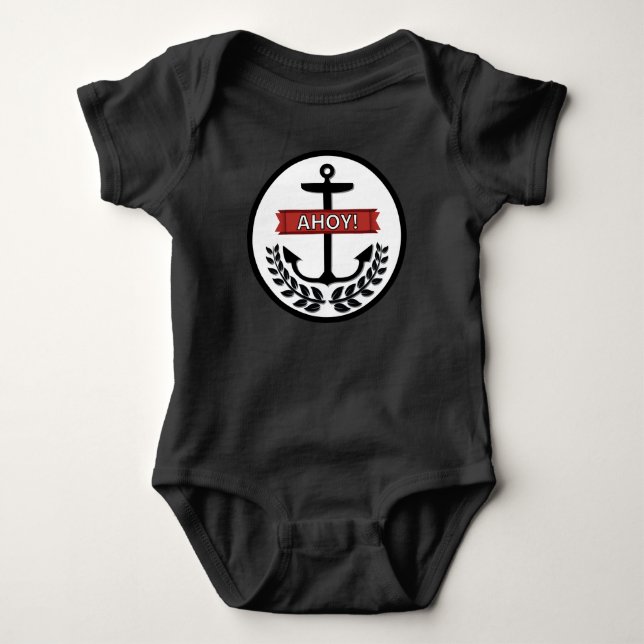 Ahoy - Baby Jersey Bodysuit  Strampler (Vorderseite)