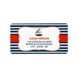 Ahoy! Das ist ein Junge! Babyduschetiketten für Na Adressaufkleber