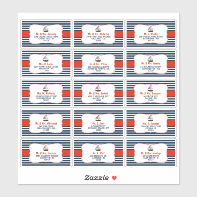 Ahoy! Das ist ein Junge! Babyduschetiketten für Na Aufkleber (Blatt)