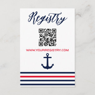Ahoy! Das ist ein Junge! Registrierung für Nautica Begleitkarte