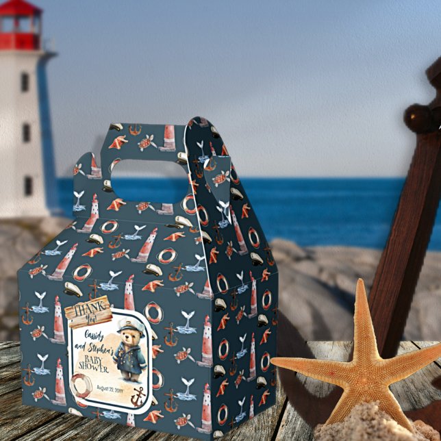 Ahoy, das ist eine Baby-Teddy-Baby-Dusche. Geschenkschachtel (Von Creator hochgeladen)