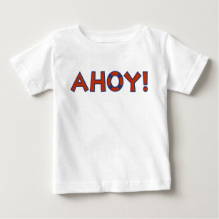 AHOY! Design des Leuchtring-Typs Rot und Blau Baby T-shirt