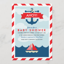 Ahoy! Einladung zur Kinderdusche