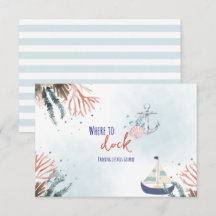 Ahoy Es ist ein Baby Nautical Baby Shower Umkleide
