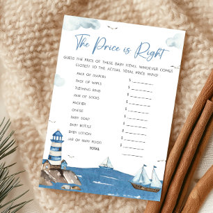 Ahoy, es ist ein Junge, Nautical The Price Is Righ