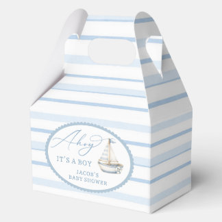 Ahoy, es ist ein Junge, nautische Babyparty-Gesche Geschenkschachtel
