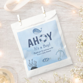 Ahoy Es ist eine Baby-Dusche für junge Meerestiere Geschenktütchen