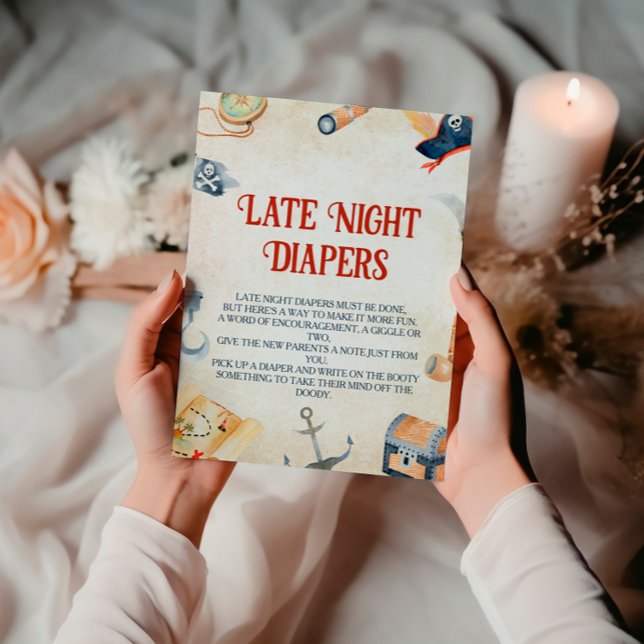 Ahoy Es ist eine Baby-Dusche Spät-Nachttaucher Sockelschild (Von Creator hochgeladen)