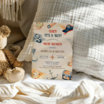 Ahoy Es ist eine Boy Pirate Baby Dusche