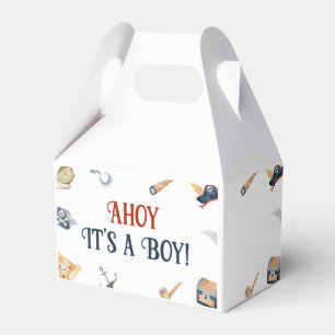 Ahoy Es ist eine Boy Pirate Baby Dusche Geschenkschachtel