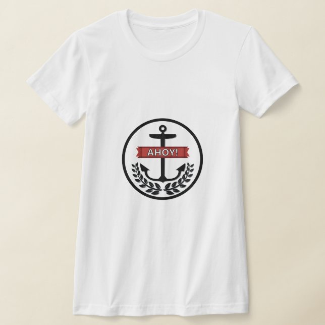 Ahoy - Frauen-Bella+Leinwand T - Shirt schlank (Ablage )