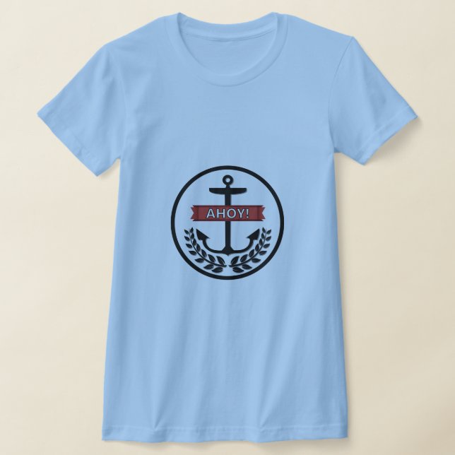 Ahoy - Frauen-Bella+Leinwand T - Shirt schlank (Ablage )