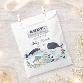 Ahoy ist ein Junge unter der Sea Baby Dusche Geschenktütchen
