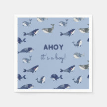 AHOY ist eine Baby-Dusche für Jungen