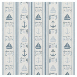 Ahoy ist eine Baby-Kinderdusche Stoff