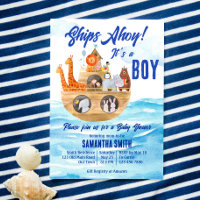 Ahoy ist eine Christliche Babydusche von Noah's Ar