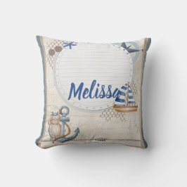 Ahoy It is a Boy Nautical Adventure Awarits Kissen