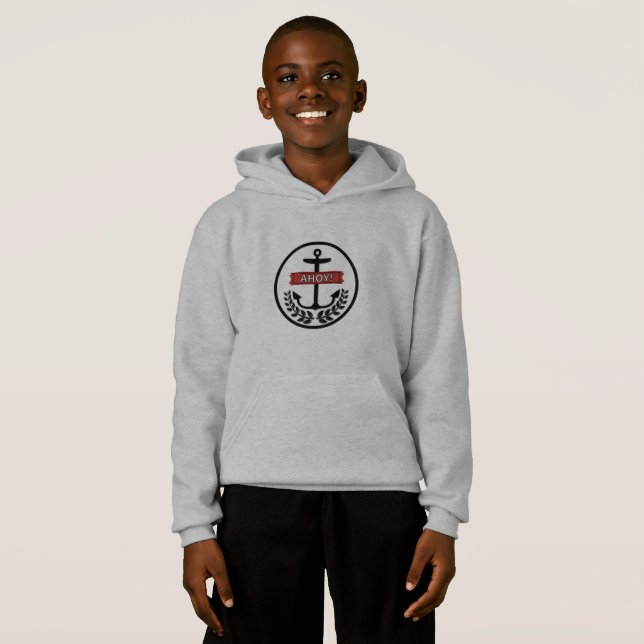 Ahoy - Kinderpullover-Hoodie Hoodie (Vorne ganz)