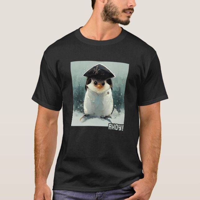 Ahoy King Emperor Sea Bird Penguin Penguin T-Shirt (Vorderseite)