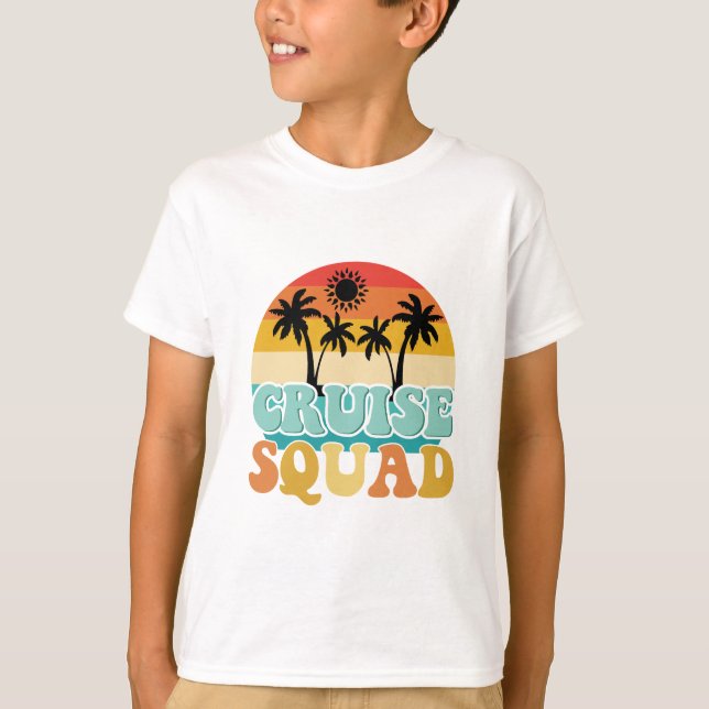Ahoy, Kleine Kapitäne! Cruise Squad T - Shirt (Vorderseite)