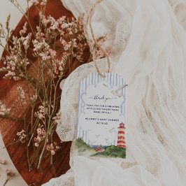 Ahoy Little Sailor Baby Dusche Vielen Dank Geschenkanhänger