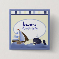 AHOY MATE Blue Whale Sailboat Personalisiert