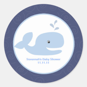 Ahoy Mate Whale bevorzugen Sticker 1,5 cm