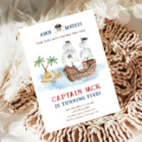 Ahoy Matey! Pirate Ship Treasure Boy Birthday