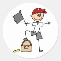 Ahoy Matey Pirate Sticker