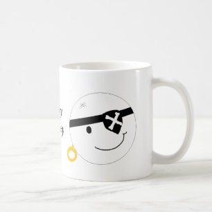 Ahoy Matey Piratengesicht Tasse