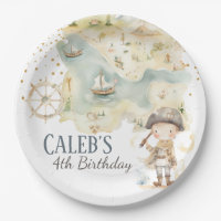 Ahoy Pirate Adventure 4 Geburtstag Custom