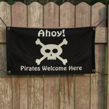 Ahoy! Pirates Welcome Banner