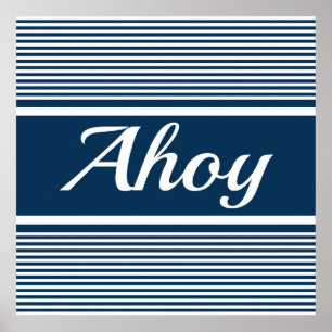 Ahoy Poster