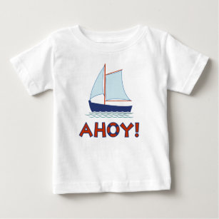 AHOY! Rettungsring Typ+Segelboot Baby T-shirt