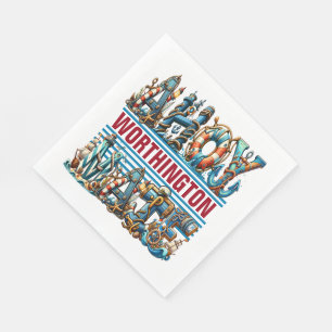 AHOY-THEMA SERVIETTE
